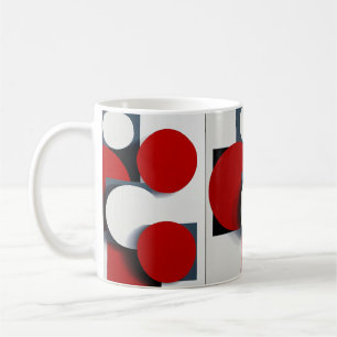 🔴 Tasse Matin Géométrique Abstrait 🔴