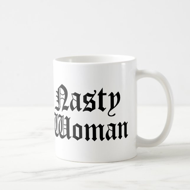 Tasse méchante de tasse de femme (Droite)