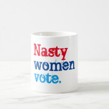 tasse méchante de vote de femmes
