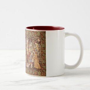 Tasse médiévale de tapisserie
