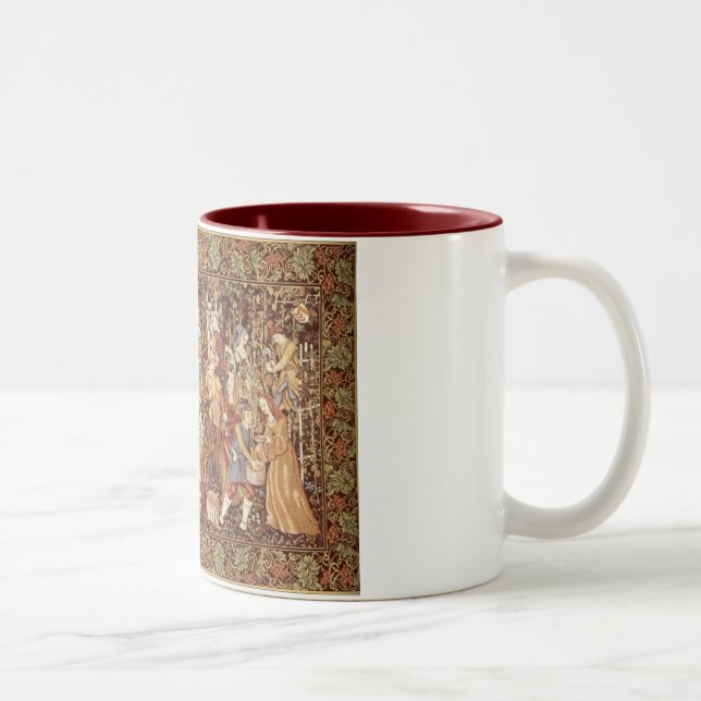 Tasse médiévale de tapisserie (Droit)