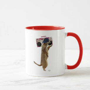 Tasse Meerkat avec la sableuse 2 de ghetto de caisson de