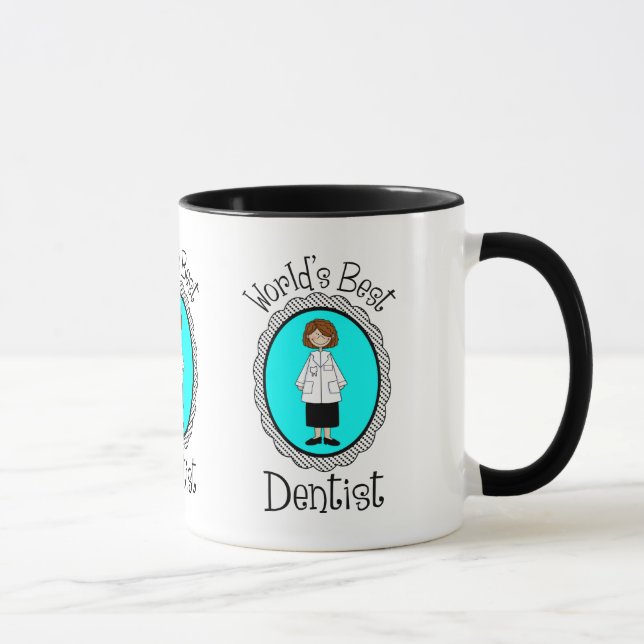 Tasse Meilleur Dentiste (Femme) Tee - shirt et cadeau du (Droite)