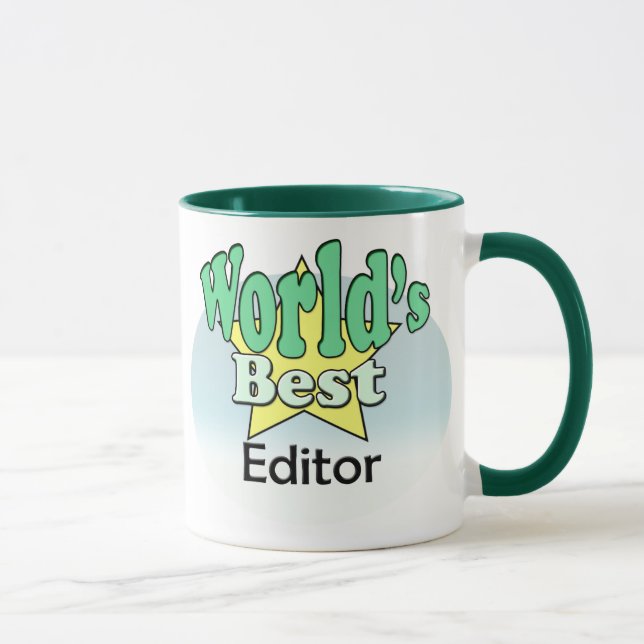 Tasse Meilleur éditeur du monde (Droite)