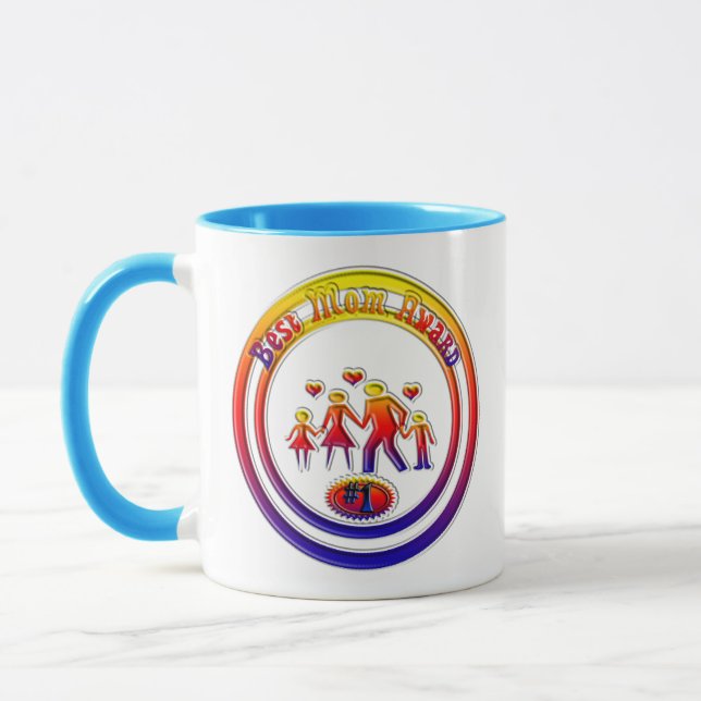 Tasse Meilleur prix de maman Rainbow Family (Gauche)