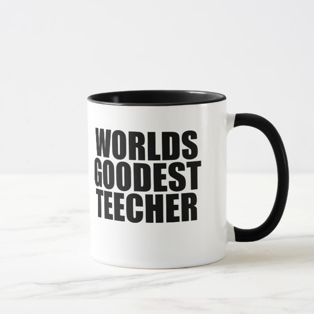 Tasse Meilleur teecher au monde (Droite)