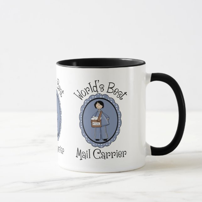 Tasse Meilleur transporteur de courrier au monde Cadeaux (Droite)