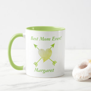 Tasse Meilleure maman toujours thème de coeur