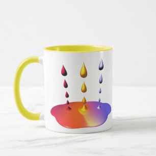 Tasse Mélange de peinture créative