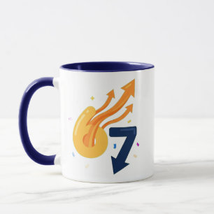 Tasse Mème 67 - Geste Haut Bas Symbolisme Drôle