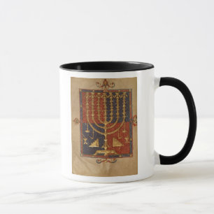 Tasse Menorah et d'autres navires du temple