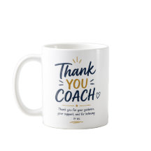 Tasse Merci Entraîneur – Simple Reconnaissance env