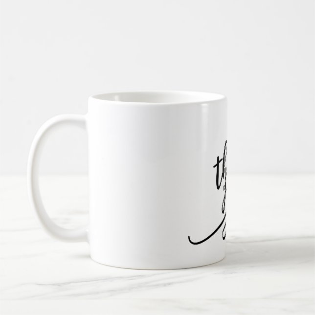 Tasse Merci ☕ | Un petit cadeau avec une grande gr (Gauche)