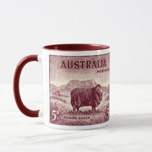Tasse Merino Sheep australien 1934
