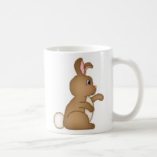 Tasse merveilleuse de jour de lapin mignon