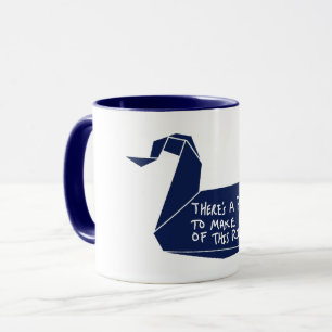 Tasse Message de grue d'évasion
