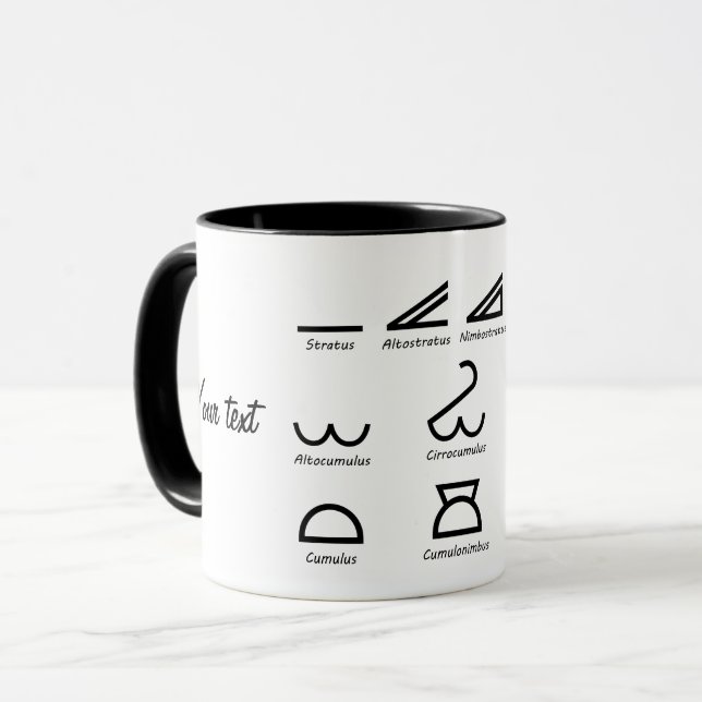 Tasse Météorologie (Devant gauche)