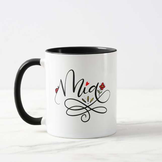 Tasse Mia, Lettre main (Gauche)