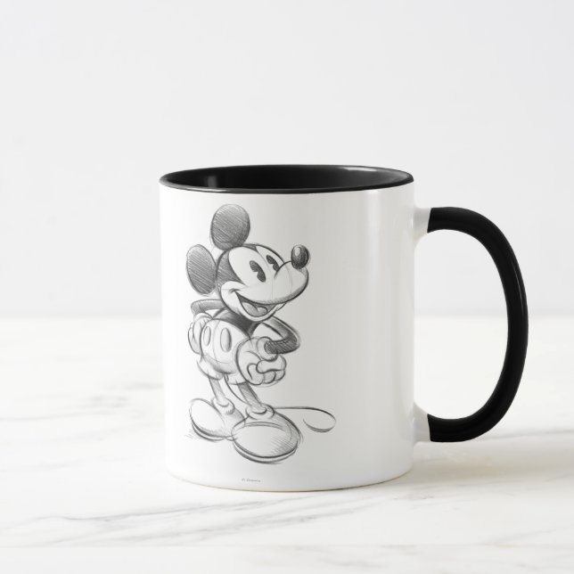 Tasse Mickey classique | Croquis (Droite)