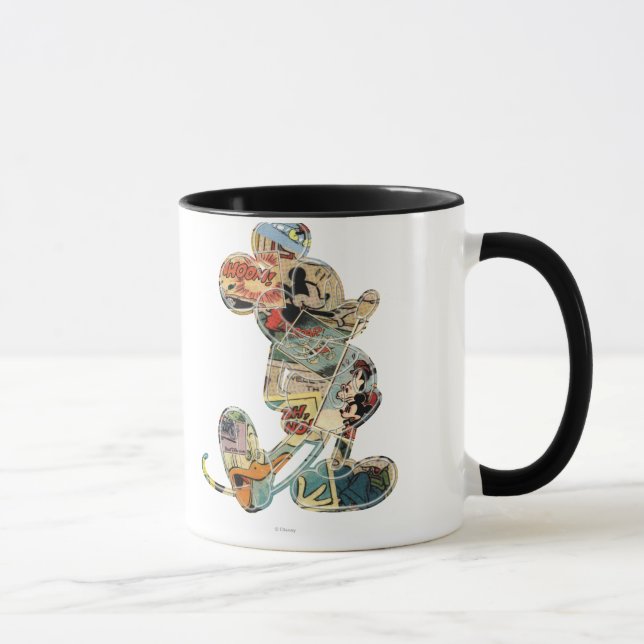 Tasse Mickey classique | Silhouette comique (Droite)