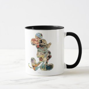 Tasse Mickey Classique   Silhouette de Bande Dessinée