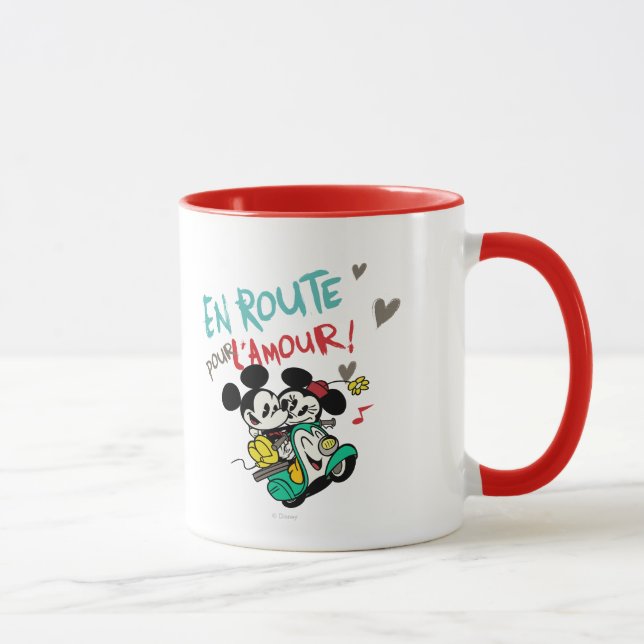 Tasse Mickey français | En Route pour L'Amour (Droite)