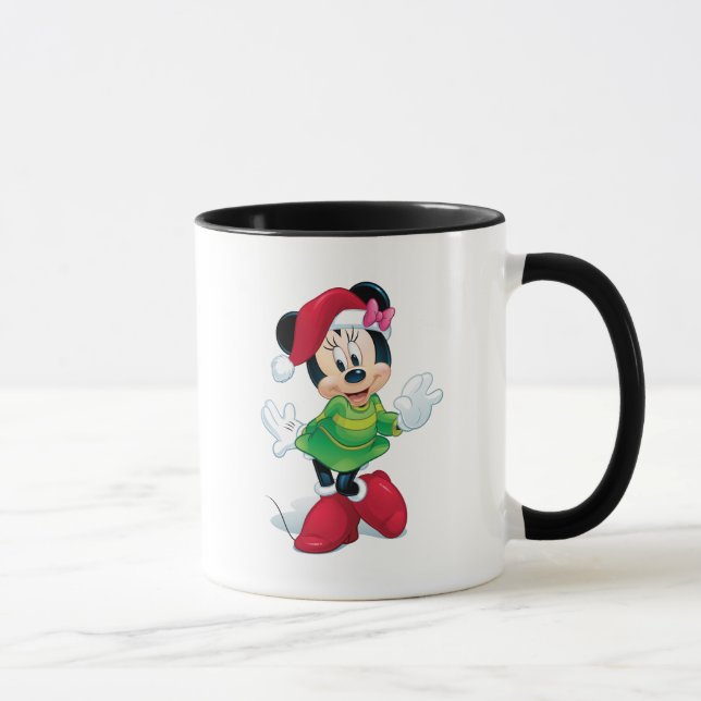 Tasse Mickey & Friends | Minnie Vêtue Pour Noël (Droite)