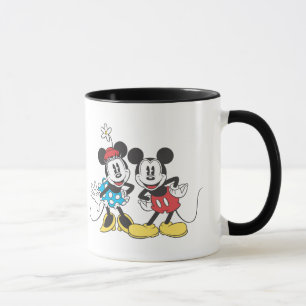 Tasse Mickey & Minnie   Paire classique