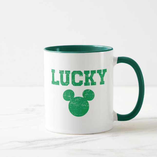 Tasse Mickey Mouse chanceux | Saint-Patrick (Droite)