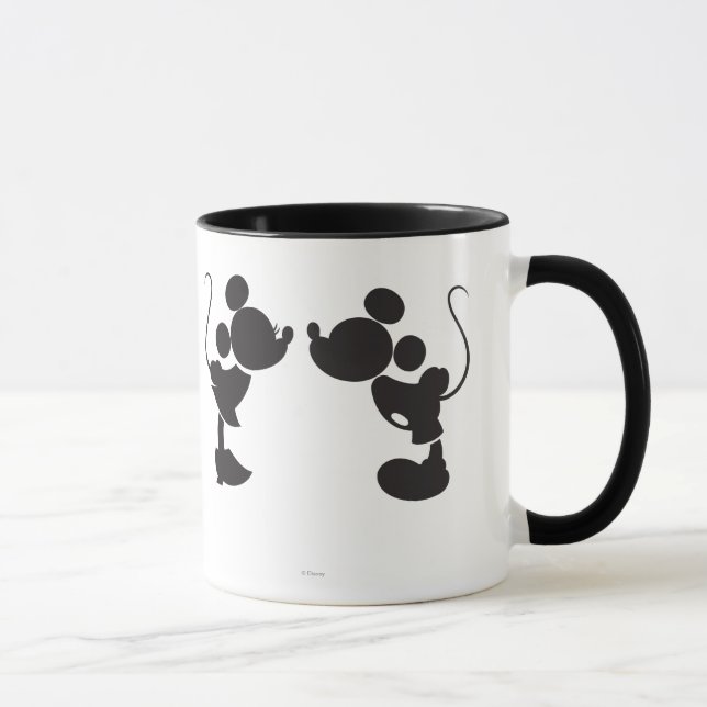 Tasse Mickey Souris et Minnie Silhouette (Droite)