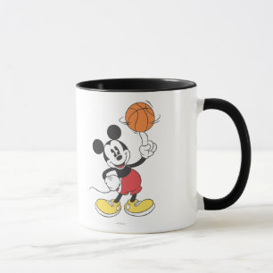 Tasse Mickey sportif Basket-ball en rotation