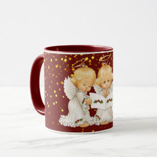 Tasse mignonne d'anges de Caroling