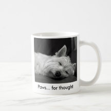 Tasse mignonne de chien de Westie