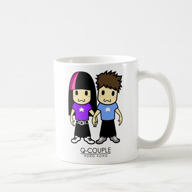 Tasse mignonne de couples (Droite)