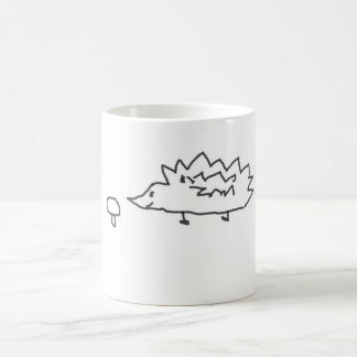 Tasse mignonne de Hedghehog et de champignon