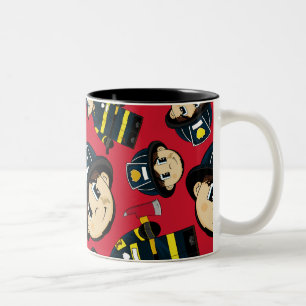 Tasse mignonne de sapeur-pompier