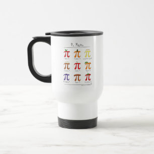 Tasse mignonne de voyage de café de jour des math