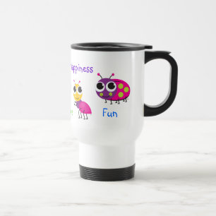 Tasse mignonne de voyage d'insecte