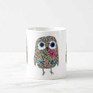 Tasse mignonne et adorable de hibou