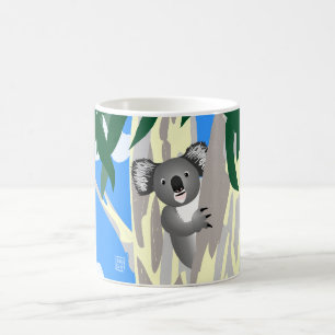 Tasse mignonne et curieuse de Naturescope de koala