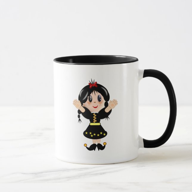 Tasse Mignonne fille de montagne (Droite)