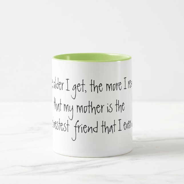 Tasse mignonne maman la meilleure idée de cadeau de jour (Centre)