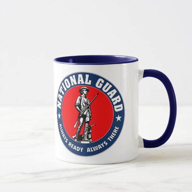 Tasse Militaires de logo de garde nationale d'armée (Droite)