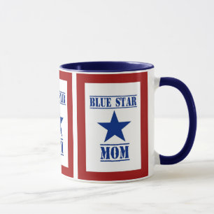 Tasse Militaires de maman d'étoile bleue