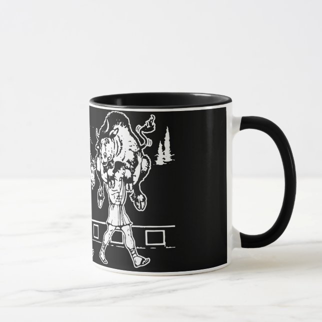 Tasse Milo de Croton et la Bull - Gym Motivational (Droite)
