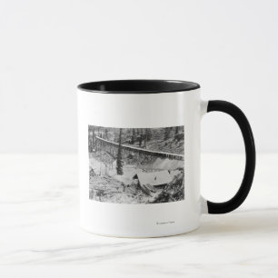 Tasse Mine d'or de Dewey sur la montagne de tonnerre,