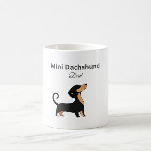 Tasse Mini Dad de Dachshund Cadeau pour Papa de Ch