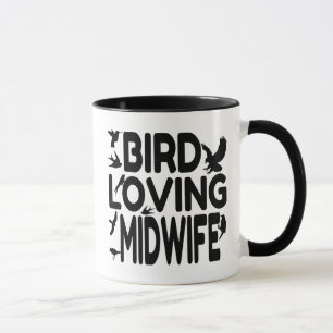Tasse Mini-femme amoureuse des oiseaux