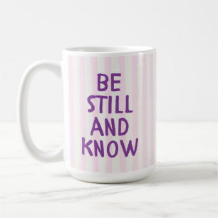 Tasse Minimaliste Citation Biblique Lettre Violett