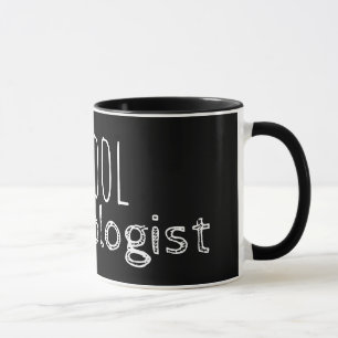 Tasse minimaliste de la conception du psychologue
